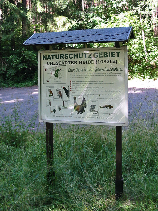 Naturschutzgebiete Uhlstädter Heide